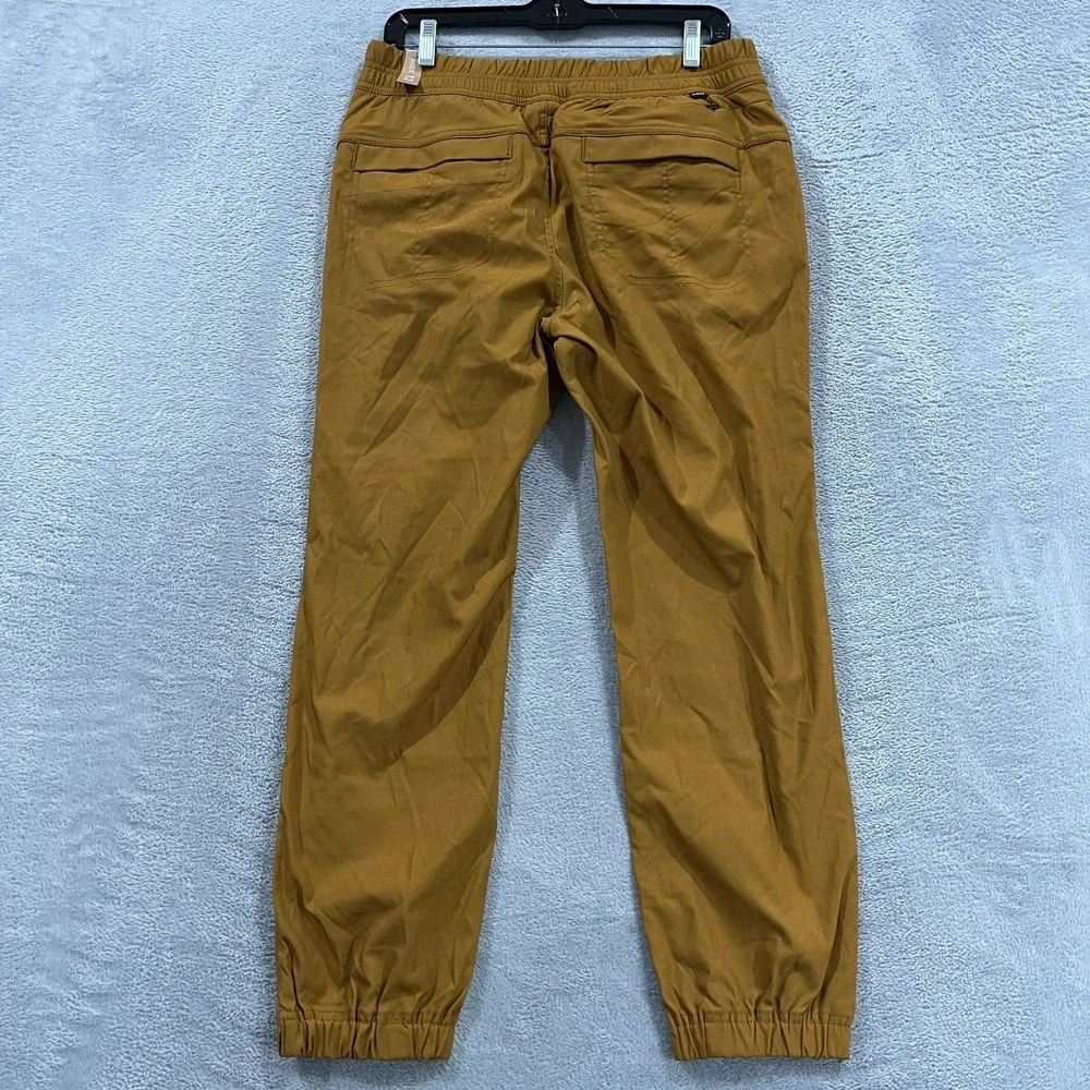prAna Antique Bronze Halle E-Waist Jogger Pant II Size 12 Pull On Stretch Hiking